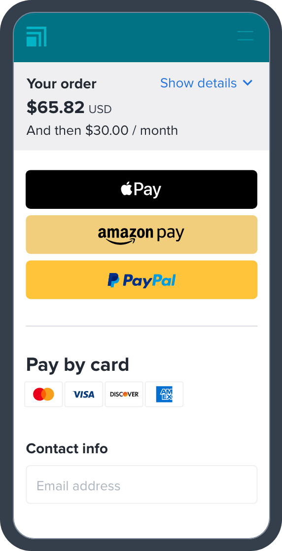 Mobile checkout