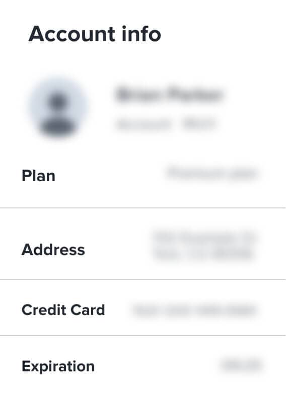 Account Info